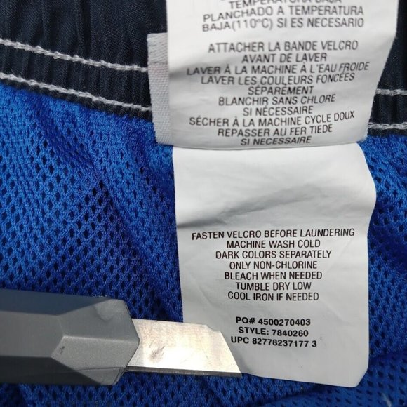 Speedo Swim Trunks Mens XXL Blue Swimwear‎ Shorts Beach Summer Pool - Picture 5 of 7